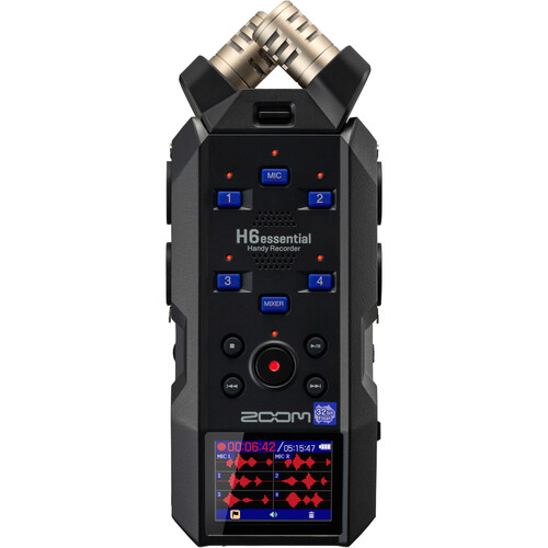 Zoom H6essential 6-Track 32-Bit Float Portable Audio Recorder - Image 2
