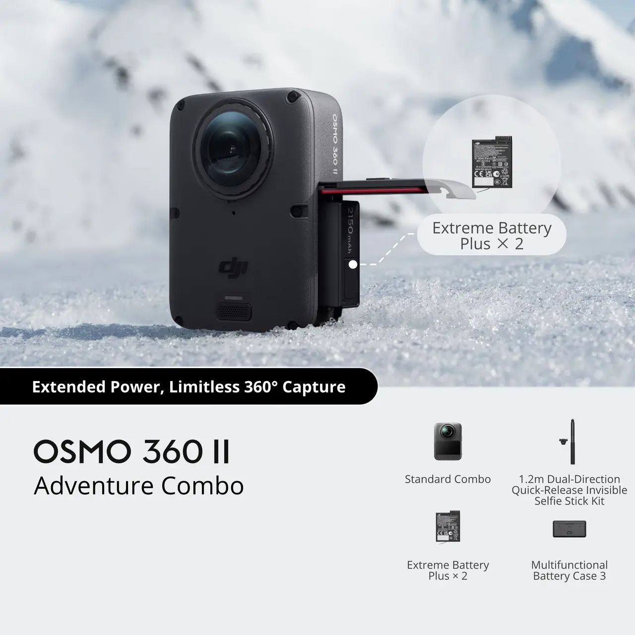 Osmo 360 II Adventure Combo