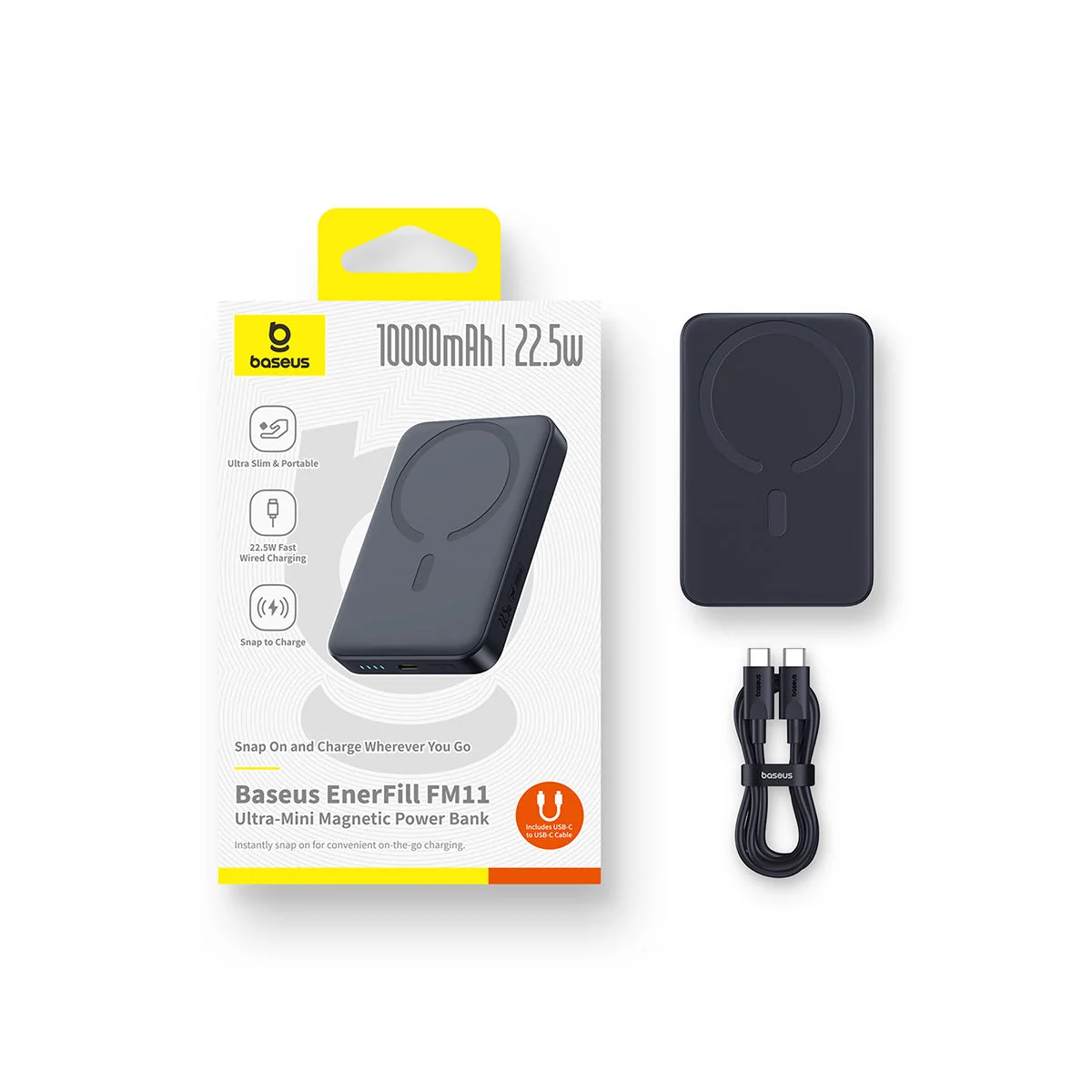 Baseus EnerFill FM11 10,000mAh magnetic power bank - Image 3