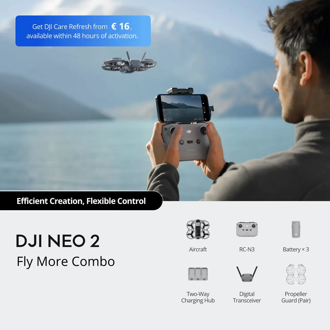 DJI Neo 2 Fly More Combo - Image 2