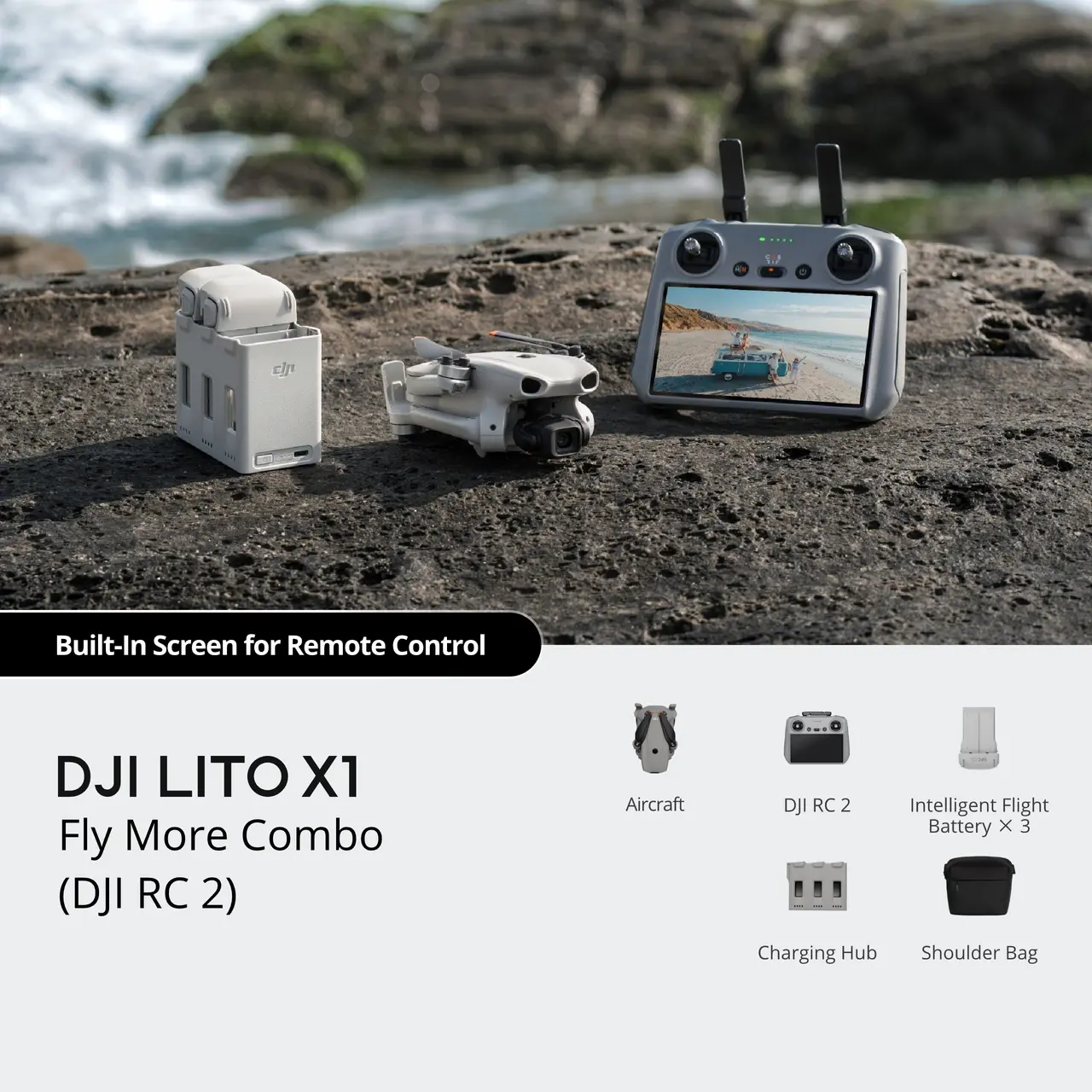 DJI Lito X1 Fly More Combo (DJI RC 2) - Image 2