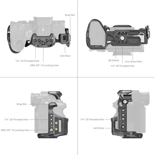 SmallRig "Rhinoceros" Full Cage for Sony a7 V, a7R V & a7 IV - Image 3